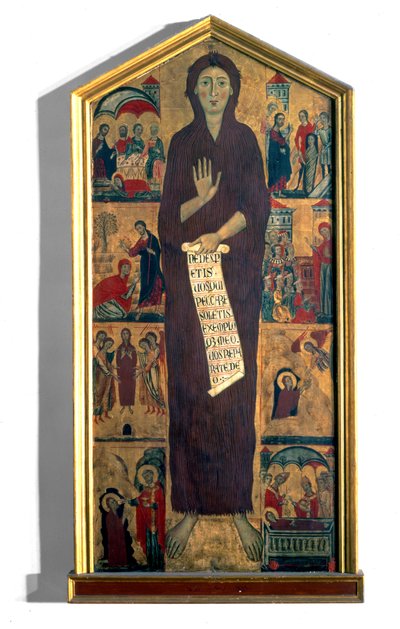 St. Maria Magdalena met acht scènes uit haar leven door Master of the St. Mary Magdalene